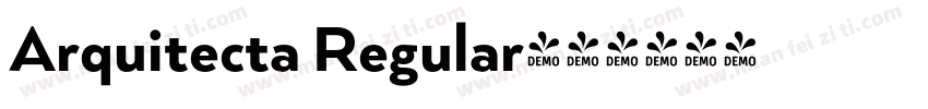 Arquitecta Regular字体转换